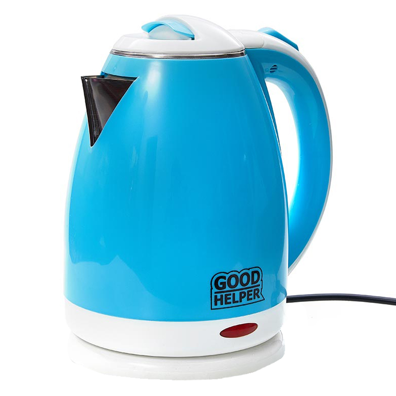 Чайник электрический GoodHelper KPS-180C, 1,8л, 1500Вт, пластик, лазурный