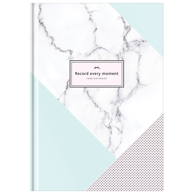 Бизнес-блокнот А5, 80л., OfficeSpace "Узор. Marble design", глянцевая ламинация