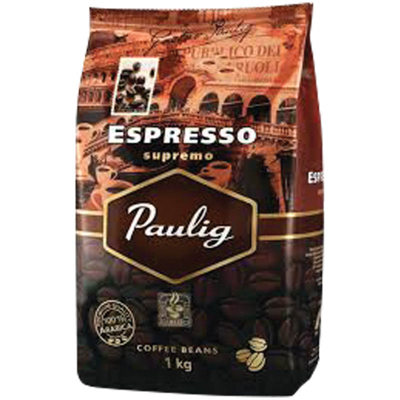 Кофе в зернах Paulig "Espresso Supremo", 1000г