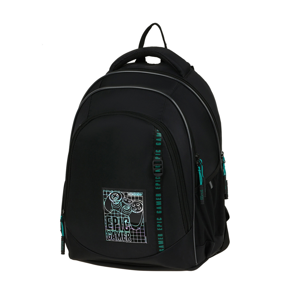 Рюкзак Först F-JUNIOR "Epic gamer" 38*29*18см, 3 отделения, 2 кармана, эргономичная спинка