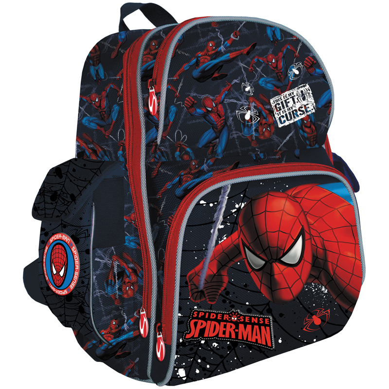 Рюкзак Академия Групп "Spiderman", 37*30*16см, 1 отделение, 4 кармана, эргономичная спинка