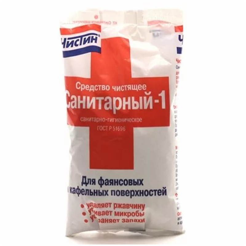 Средство чистящее порошок Чистин-Санитарный, п/э пакет, 500г