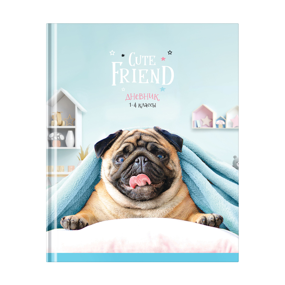 Дневник 1-4 кл. 48л. ЛАЙТ ArtSpace "Питомцы. Funny pets", матовая ламинация