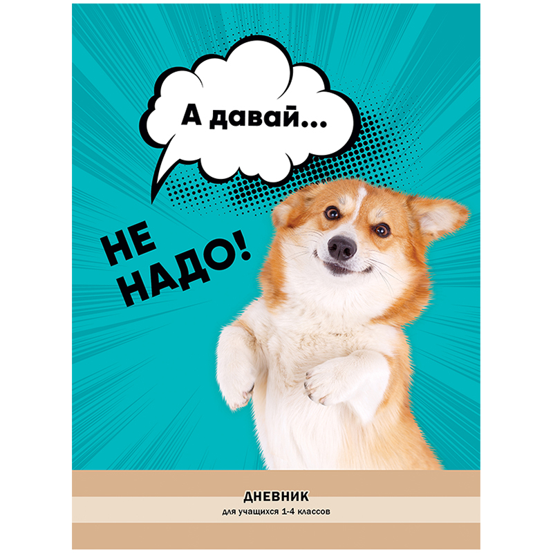 Дневник 1-4 кл. 48л. (твердый) BG "Не надо!", матовая ламинация, выб. лак