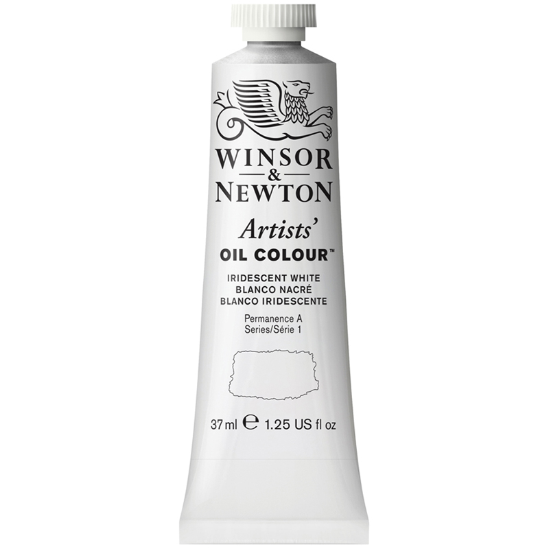 Краска масляная профессиональная Winsor&Newton "Artists Oil", 37мл, радужный белый