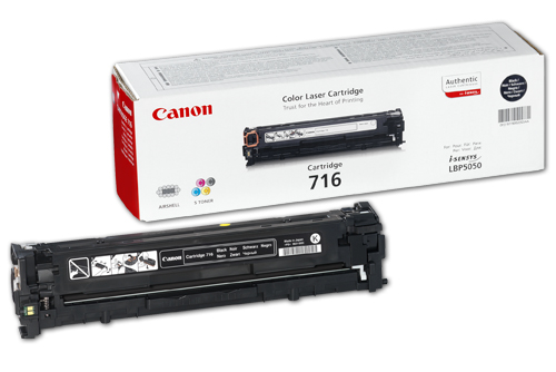 Картридж ориг. Canon Cartridge 716Bk черный для Canon i-SENSYS LBP-5050/MF-8030/8050/8080 (2300стр)