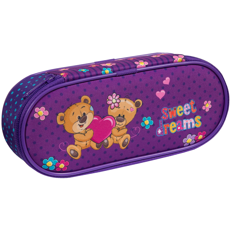 Пенал мягкий корпусный 210*85*50 Berlingo "Sweet dreams", полиэстер
