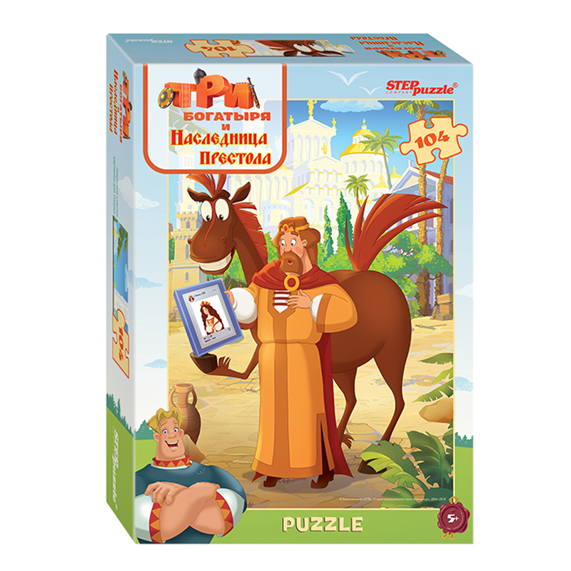 Пазл  104 эл. Step Puzzle "Три богатыря - 2"