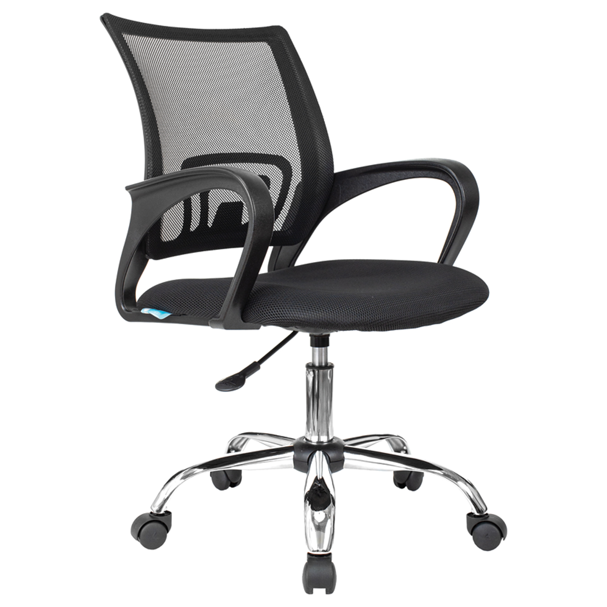 УЦЕНКА - Кресло оператора Helmi HL-M95 R (695) "Airy", СН, спинка сетка черная/сиденье ткань TW черная, пиастра