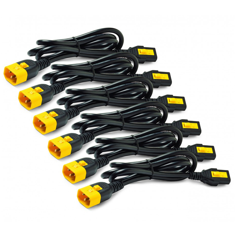 Кабель питания Power Cord Kit (6 ps), Locking, IEC 320 C13 to IEC 320 C14, 10A, 208/230V, 0,6 m