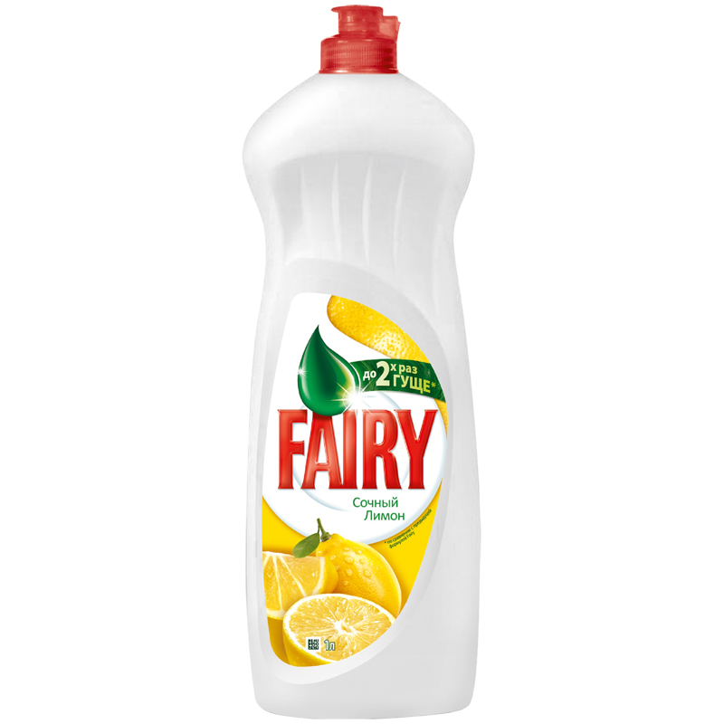 Средство для мытья посуды Fairy "Сочный лимон", 1л