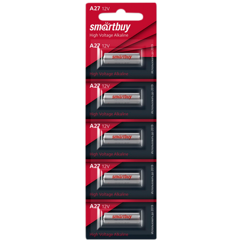 Батарейка SmartBuy MN27 (27A) 12V алкалиновая, BC5