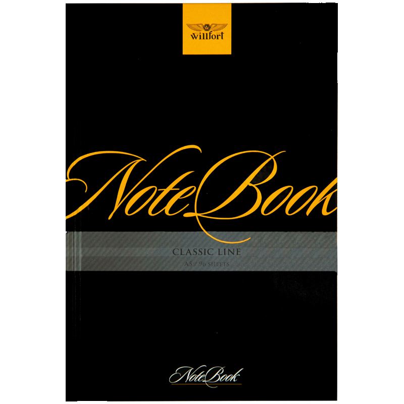 Бизнес-блокнот А5 96л. Hatber Willfort "W - Note Book"