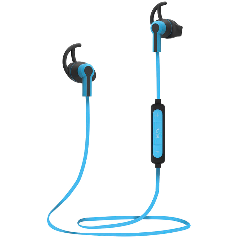 Наушники с микрофоном беспроводные Smartbuy Charisma, Bluetooth, синий, черный