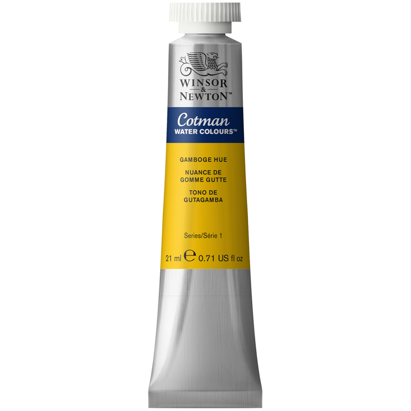 Акварель художественная Winsor&Newton "Cotman", 21мл, туба, гуммигут