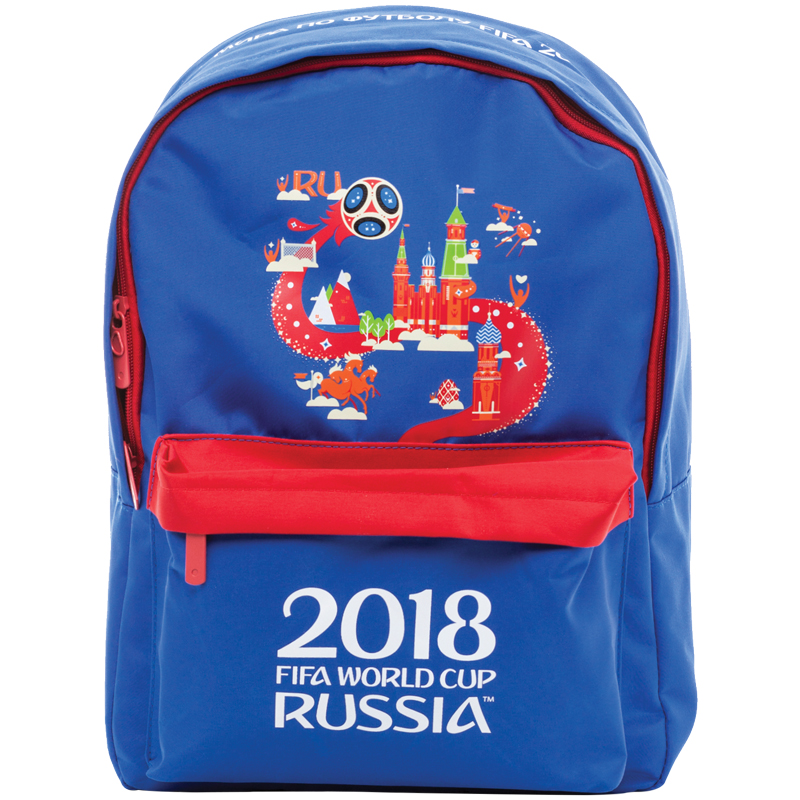 Рюкзак Hatber Basic "ЧМ по футболу 2018", 30*41*13см, 1 отделение, 1 карман