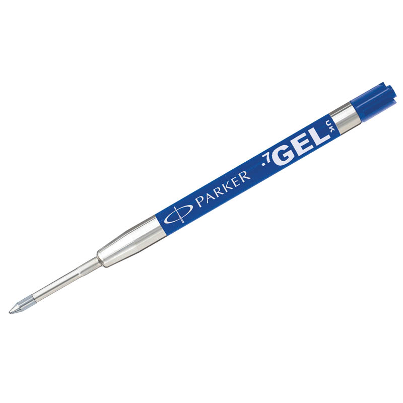 Стержень гелевый (для шариковых ручек) Parker "Gel Pen Refill M" синий, 98мм, 1,0мм