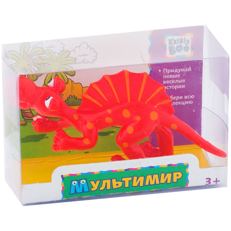 Фигурка динозавра Kribly Boo "МультиМир", ПВХ коробка