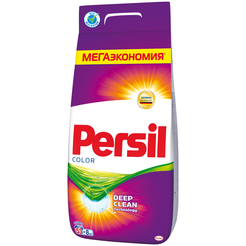 Порошок для машинной стирки Persil "Свежесть от Vernel", для цветного белья, 8кг