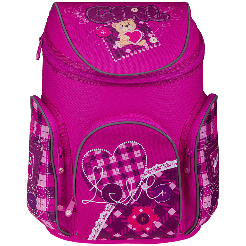 Ранец MagTaller Boxi "Girl" 38*29*19см, 1 отделение, 3 кармана, эргономичная спинка