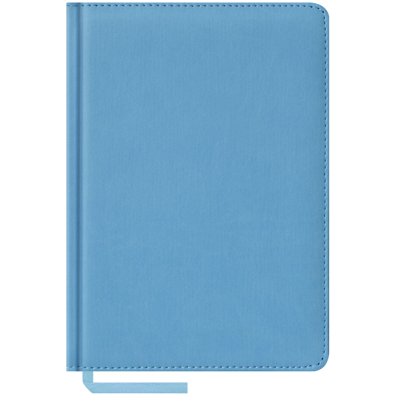 Ежедневник недатированный, A5, 160л., кожзам, "Vivella", голубой