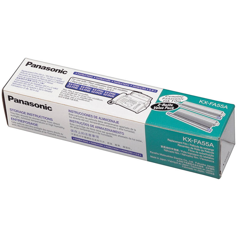 Термопленка ориг. Panasonic KX-FA55A, 1шт*50м, для KX-FC195/FP-150/151/152/155/153/158/FPС-161/165