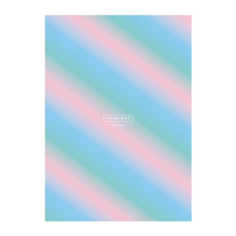 Тетрадь на кольцах А4, 160л., BG "Gradient", матовая ламинация