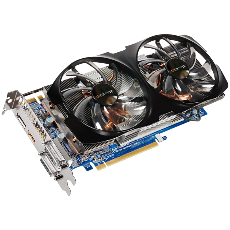 Видеокарта Gigabyte PCI-E NV GV-N670OC-2GD GTX670 OC 2048Mb 256b DDR5 1045/3004 D-DVI*2+HDMI+DP RTL