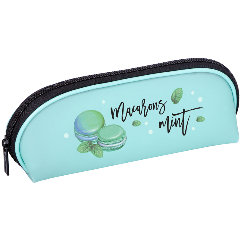 Пенал-косметичка 200*80*45 Berlingo "Macarons mint", ПВХ