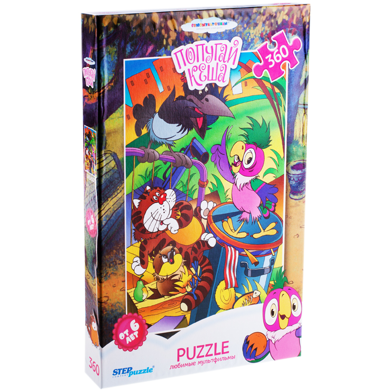 Пазл  360 эл. Step Puzzle "Союзмультфильм. Попугай Кеша", картонная коробка