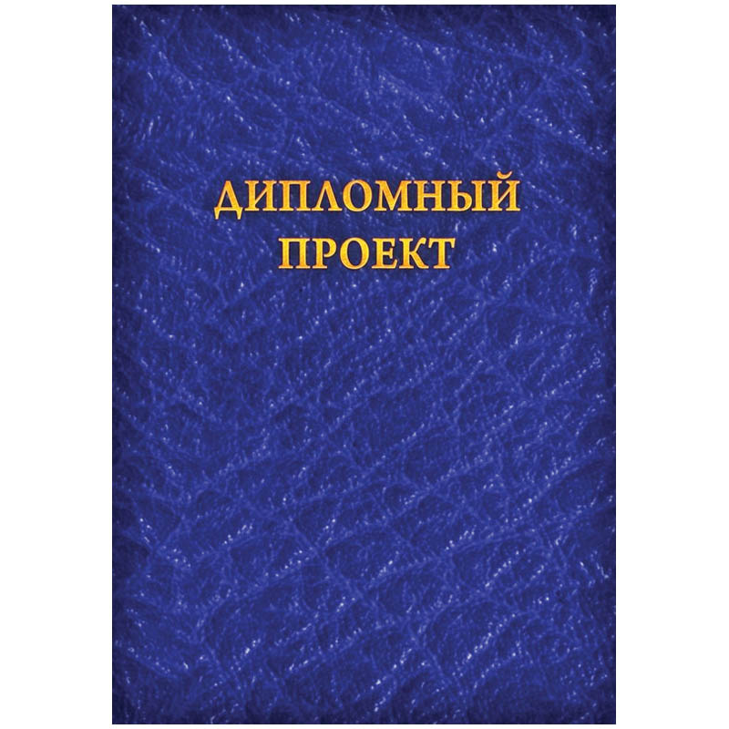 Дипломный проект 100л. А4, бумвинил, внутри на шнурке, ассорти