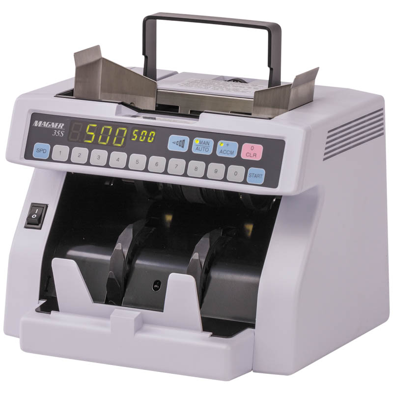 Счетчик банкнот Magner 35S, 1300 банкнот/мин, светодиодный дисплей