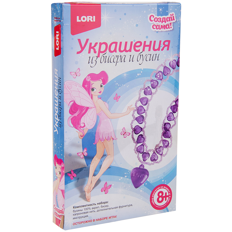 Украшение из бисера и бусин Lori "Создай сама. Девичьи мечты"