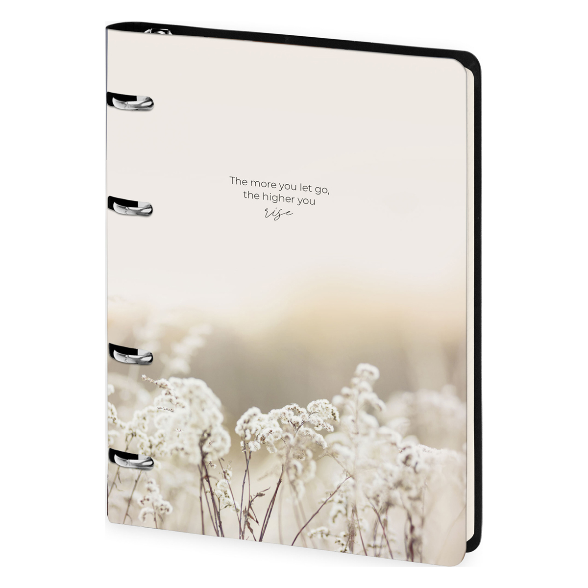 Тетрадь на кольцах А5, 80л. ЛАЙТ, кожзам, Greenwich Line "Serene field", тон. блок
