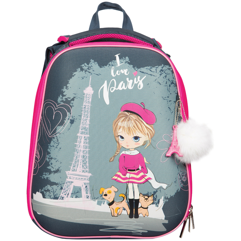 Ранец Berlingo Expert "Paris style" 37*29*18см, 2 отделения, анатомическая спинка