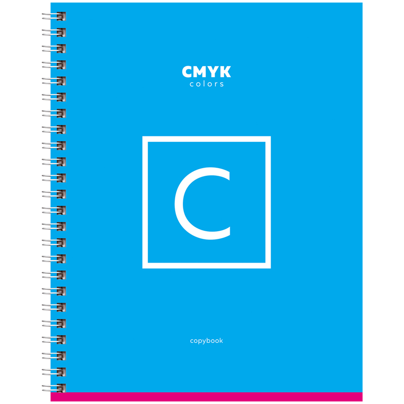 Тетрадь 48л., А5, клетка на гребне BG "Cmyk"