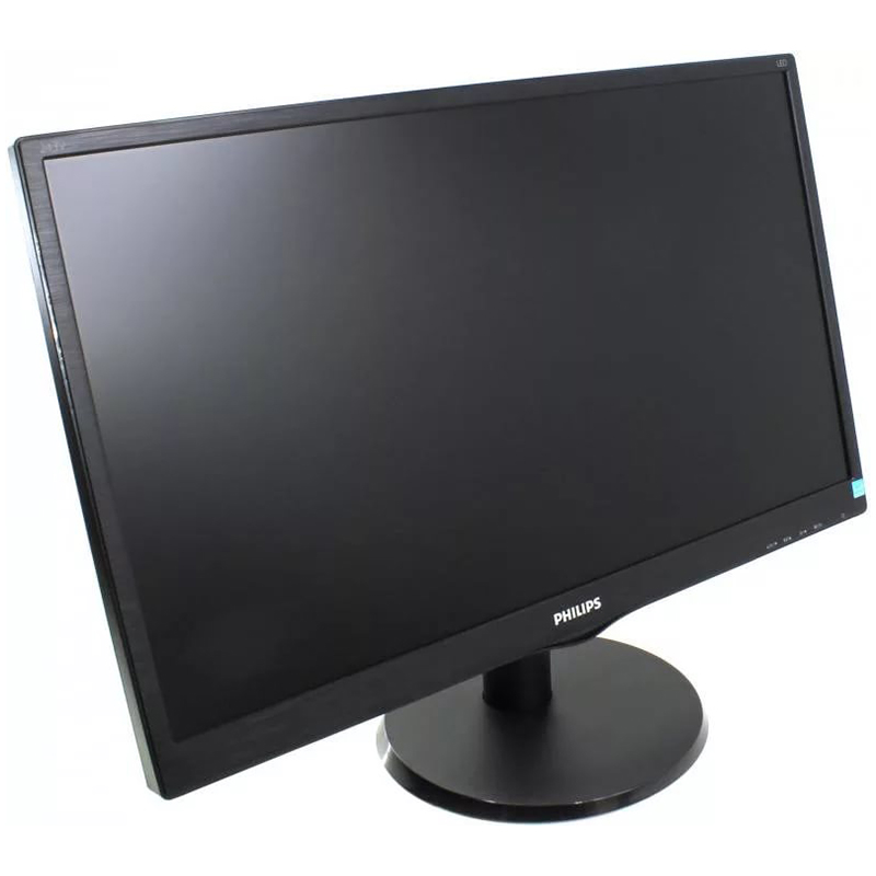 Монитор Philips 23.6" 243V5LSB (10/62) черный TN+film LED 5ms 16:9 матовая 1000:1 250cd 1920x1080 D
