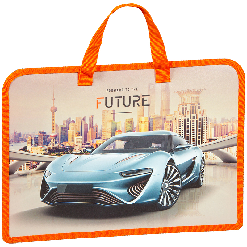 Папка с ручками А4 ArtSpace "Авто. Supercar", пластик, 35мм
