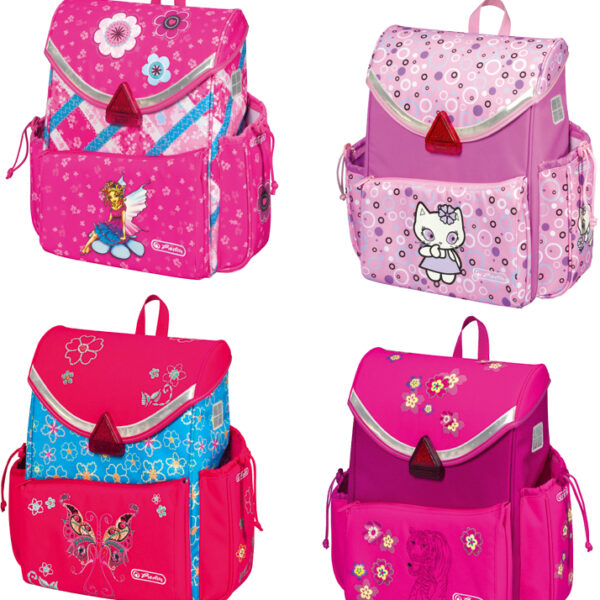 Ранец Compact girls collection с ортопедич. спинкой без наполнения, 4 мотива