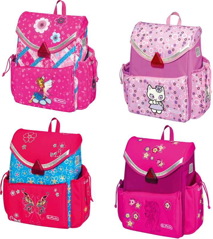 Ранец Compact girls collection с ортопедич. спинкой без наполнения, 4 мотива