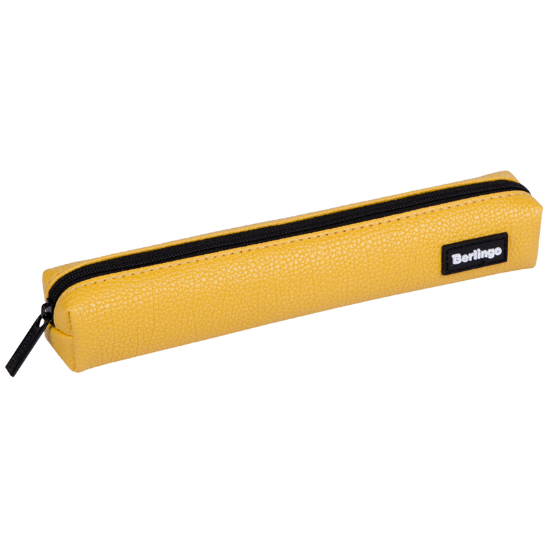 Пенал-мини Berlingo "Yellow", 200*35*35 мм, полиуретан