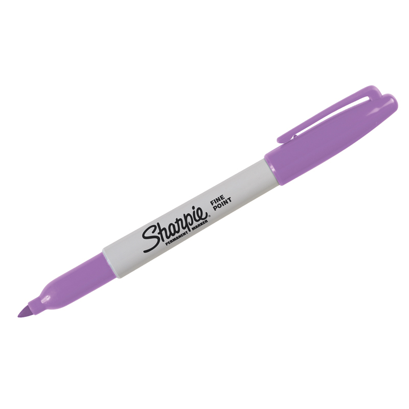 Маркер перманентный Sharpie "Fine" ежевичный, пулевидный, 1мм