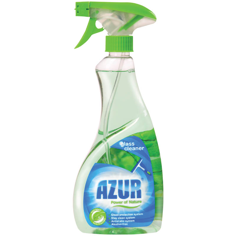 Средство для мытья стекол и зеркал Azur "Стоп грязь", 500мл, с курком