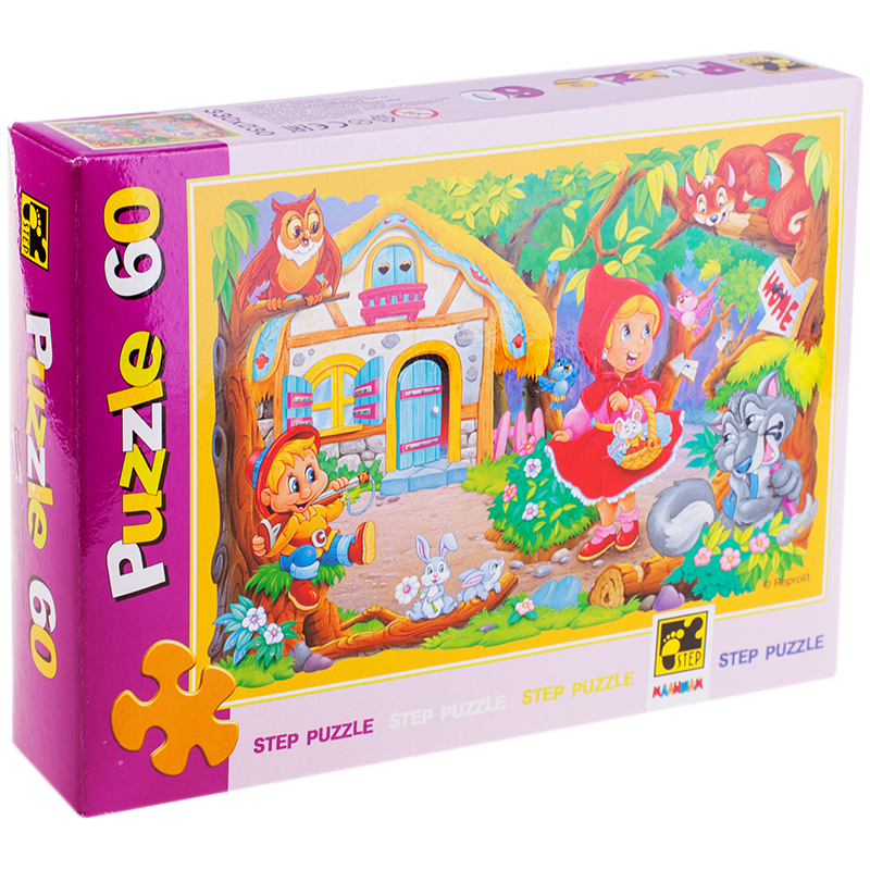 Пазл   60 эл. Step Puzzle "Союзмультфильм. Красная шапочка", картонная коробка