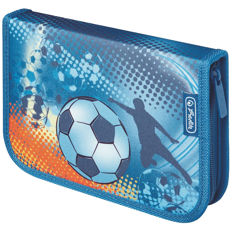 Пенал 1 отделение 200*140*35 "Soccer", с наполнением