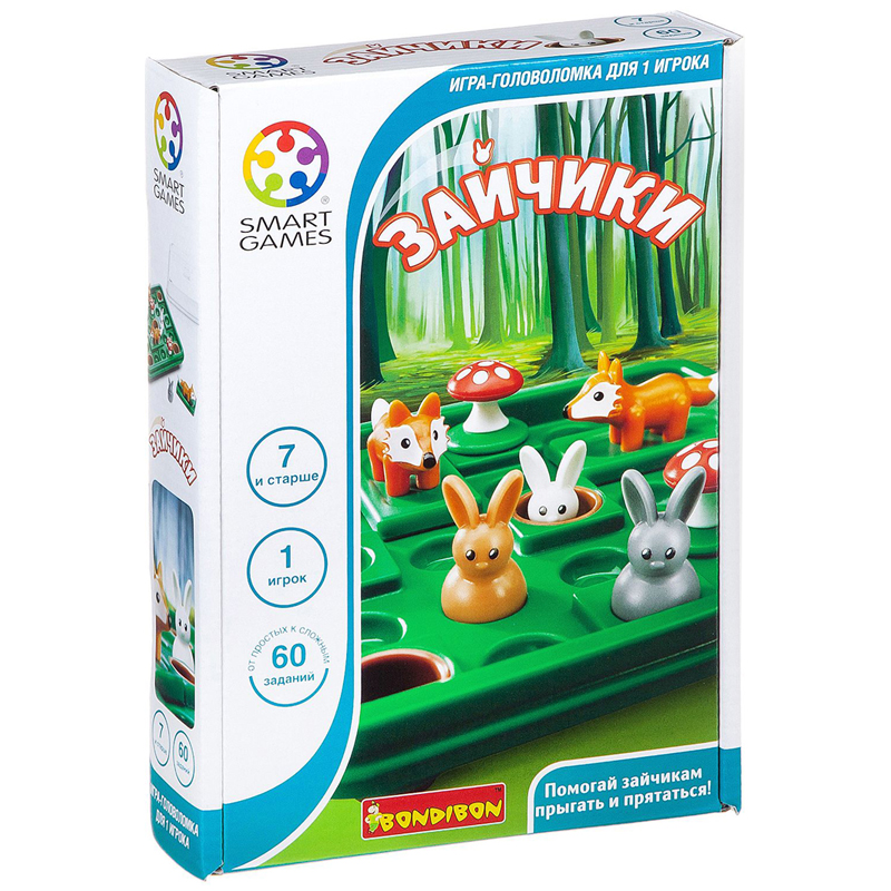Игра логическая Bondibon "Зайчики"