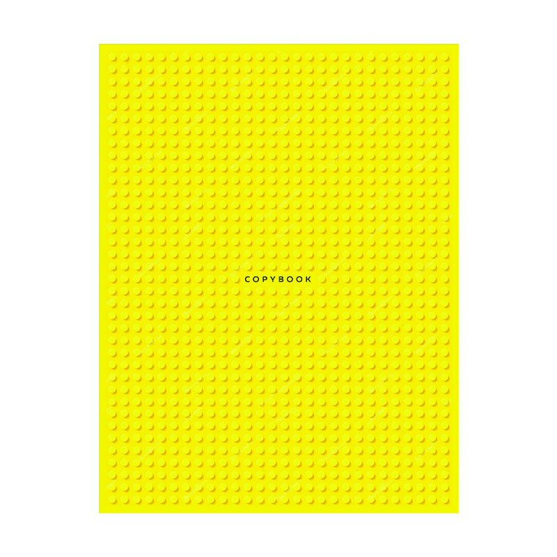 Тетрадь на кольцах А5, 160л., BG "Yellow points", матовая ламинация