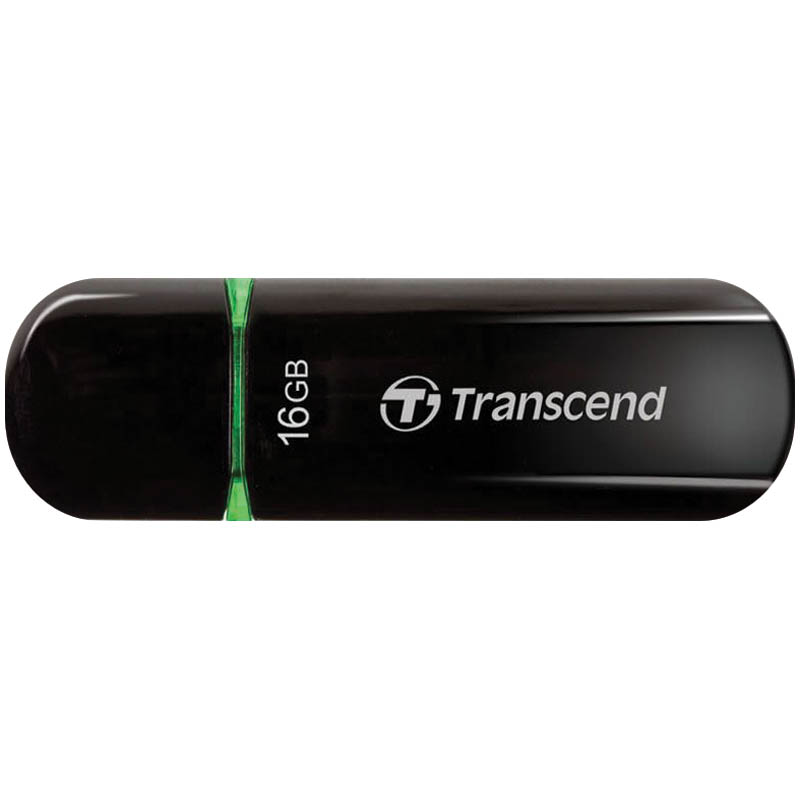 Память TRANSCEND USB Flash 16Gb USB2.0 JetFlash 600 черный (скоростная)