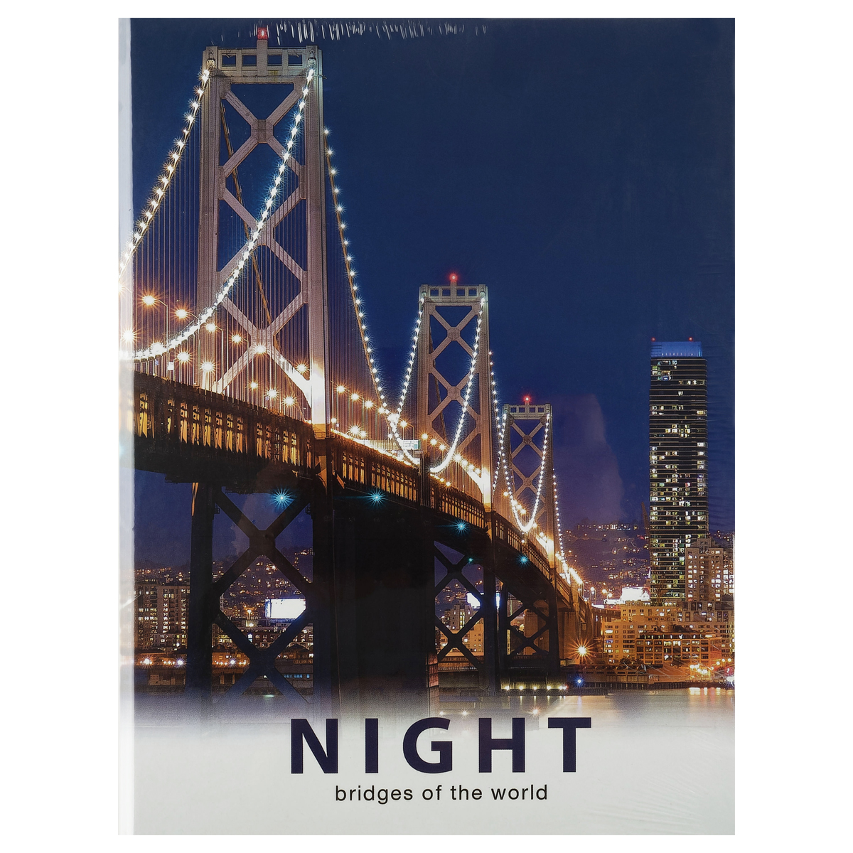 Тетрадь на кольцах 50л., А5, Мировые тетради "Night bridges"