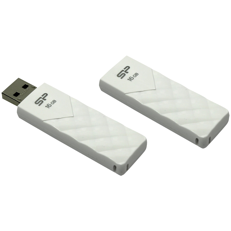 Память SiliconPower "Ultima U03"  16GB, USB2.0 Flash Drive, белый
